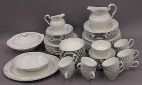 A large Johnson Brothers porcelain dinner service