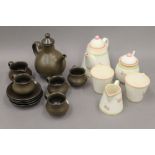 A Gisela Graham pottery tea set,