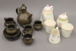 A Gisela Graham pottery tea set,