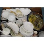 A large quantity of various decorative ceramics