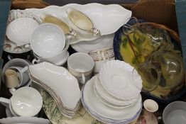 A large quantity of various decorative ceramics