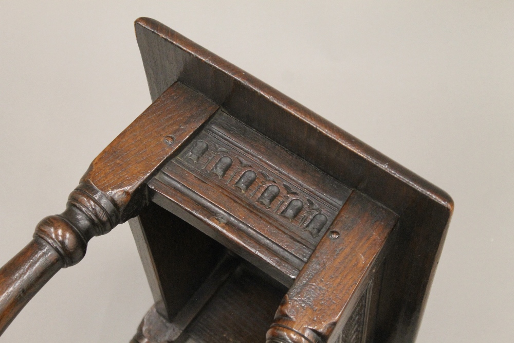 Two oak joint stools. - Image 8 of 8