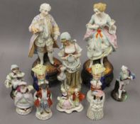 A quantity of ceramic figurines