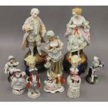 A quantity of ceramic figurines