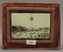 A Victorian box topped with a photograph of Great Yarmouth.