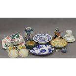 A quantity of miscellaneous ceramics, including Royal Doulton, Wade, Staffordshire, etc.