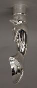 A silver plated penguin form ice cream scoop. 18 cm long.