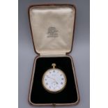 A Bravingtons 9 ct gold pocket watch,