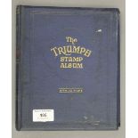 A vintage stamp album