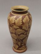 An Antique Vietnamese pottery vase. 26 cm high.