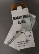 Two magnifying glasses