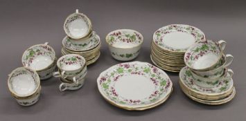 A Royal Crown Derby porcelain tea set