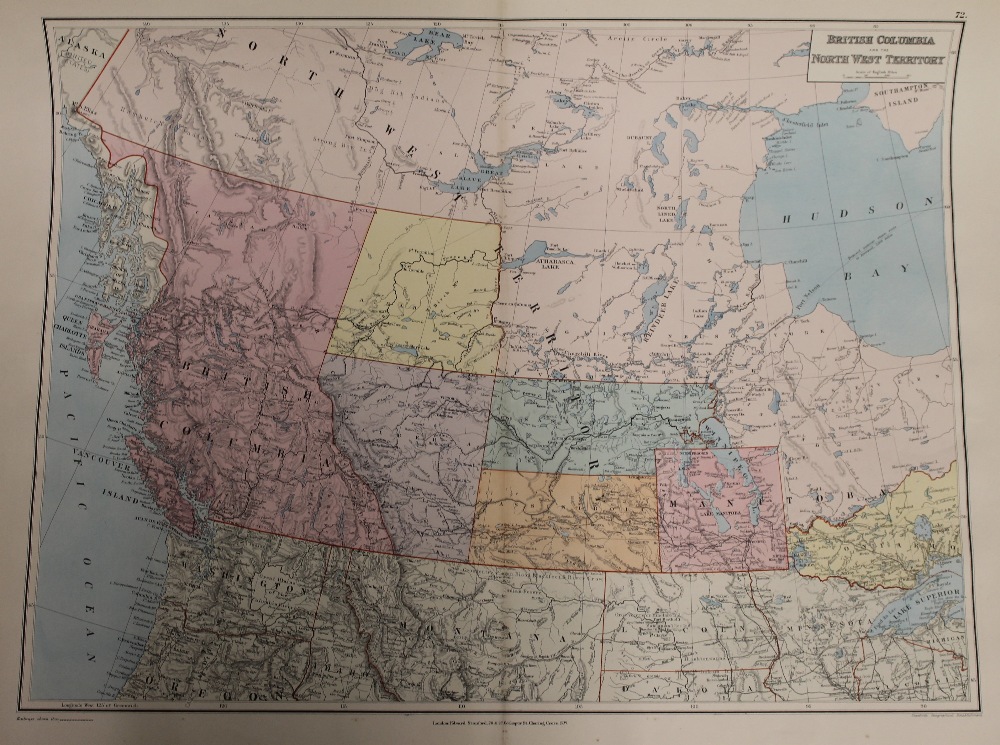 A collection of maps of North America from Stanford's London Folio Atlas - Image 3 of 5