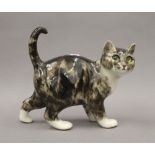 A Winstanley pottery model of a cat. 21 cm high.