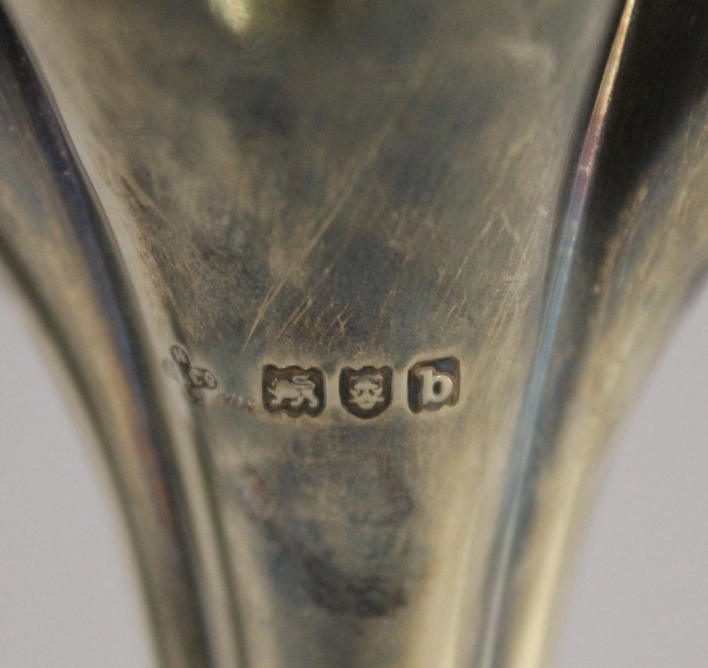 A silver bud vase, a small silver trophy cup and a broken silver trophy cup. The former 22 cm high. - Image 12 of 12