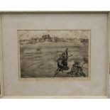 JOHN COPLEY (1875-1950) British, Palma Mallorca, print, signed in pencil to margin,