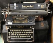 A vintage Quiet Imperial 55 typewriter. 53 cm wide.