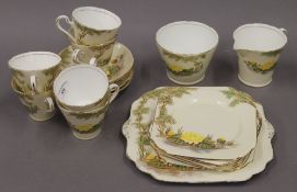 A Gladstone China tea set