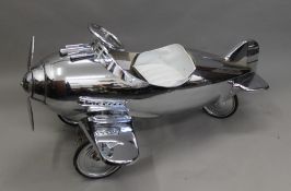 A child's pedal aeroplane