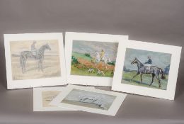LIONEL HAMILTON-RENWICK (1917-2003) British (AR), A collection of various Equestrian scenes, pencil,
