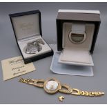 A boxed Woodford gentleman's golfer's fob watch,