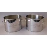 A pair of Alfred Gratien coolers. 27 cm wide.