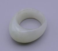 A jade ring.