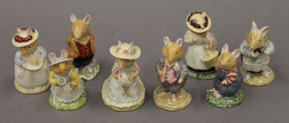 A collection of Royal Doulton Bramley Hedge figurines.