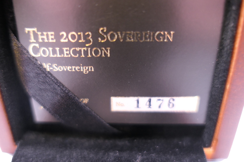 A 2013 proof half sovereign, boxed and with certificate. - Image 2 of 4