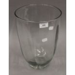 A Whitefriars glass vase. 31.5 cm high.