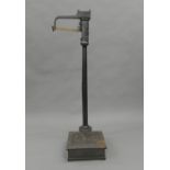 A Victorian H Pooley and Son Ltd patented scale. 132 cm high.