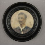 A 19th century miniature portrait,