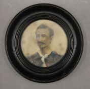 A 19th century miniature portrait,