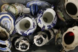 A quantity of decorative ceramics