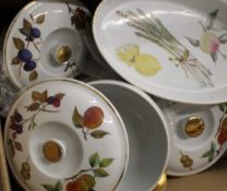 A quantity of Wedgwood and Coalport white porcelain tea and dinner wares and a quantity of