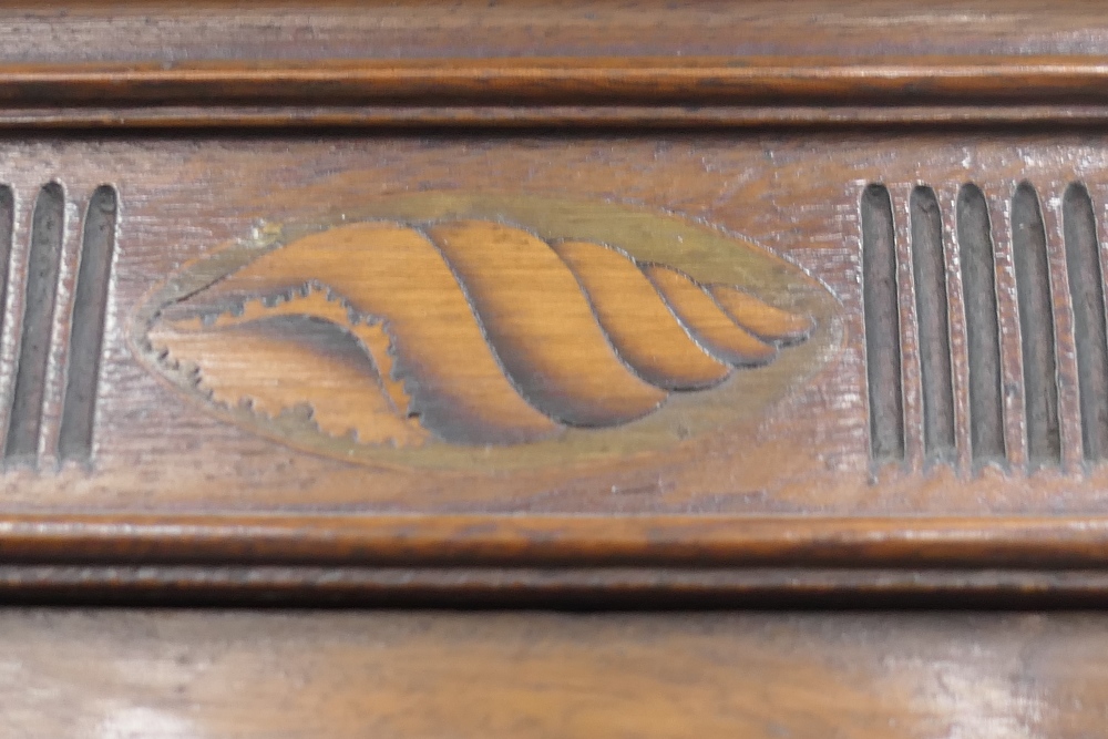 A George III mahogany secretaire bookcase. 206 cm high. - Image 16 of 17