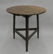 A cricket table. 78 cm diameter.