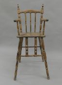A Kibofa child's high chair. 99 cm high.