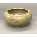 A Chinese Jun Ware type brown glazed bowl. 13 cm diameter.