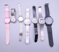 A collection of wristwatches