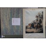 A set of four coloured plates painted by F G TURNER, engraved by R G Reeve 1839, Hawking Scenes. 39.