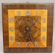 Four various vintage clocks