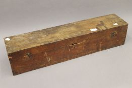 A boxed Anthony's Turbidimeter by C Baker London for testing purity of water. The box 72.5 cm long.