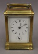 A Grand Sonnierie carriage clock. 16.5 cm high.