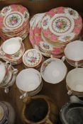 A quantity of various ceramics and glassware, including Royal Albert Lady Carlyle.