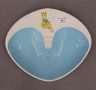 A Beswick Babycham dish. 28 cm wide.