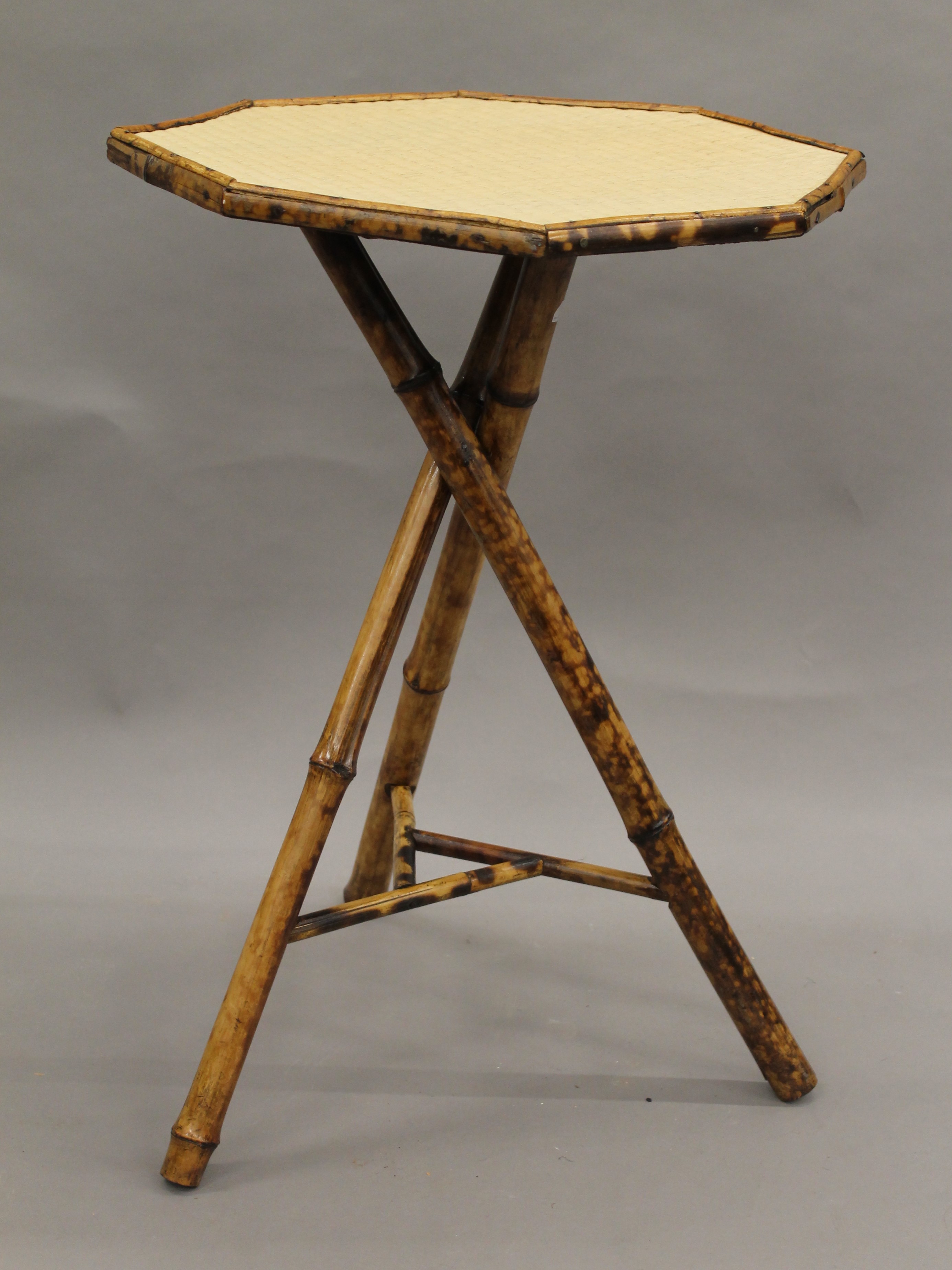 Two Victorian bamboo side tables. - Image 2 of 7