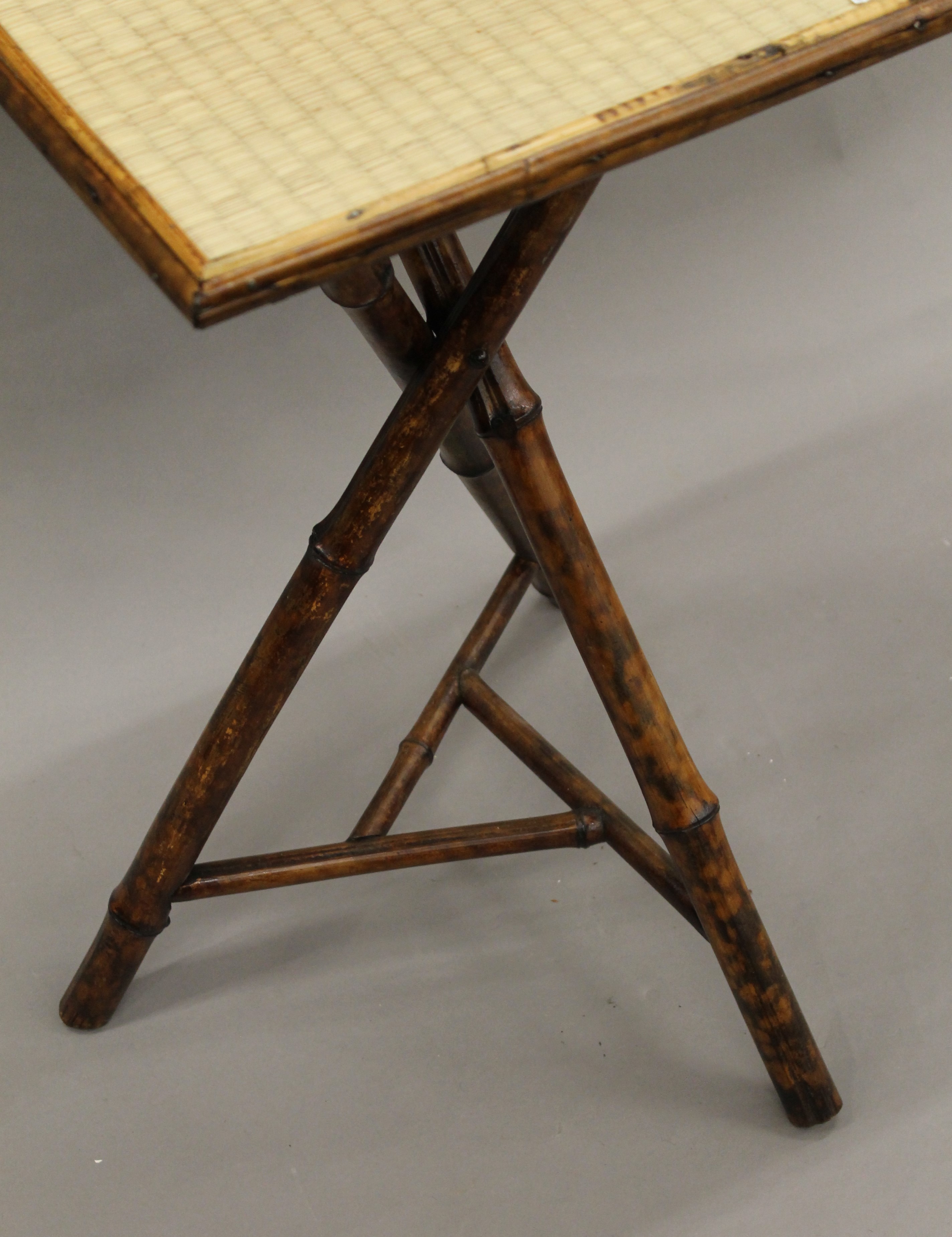 Two Victorian bamboo side tables. - Image 7 of 7