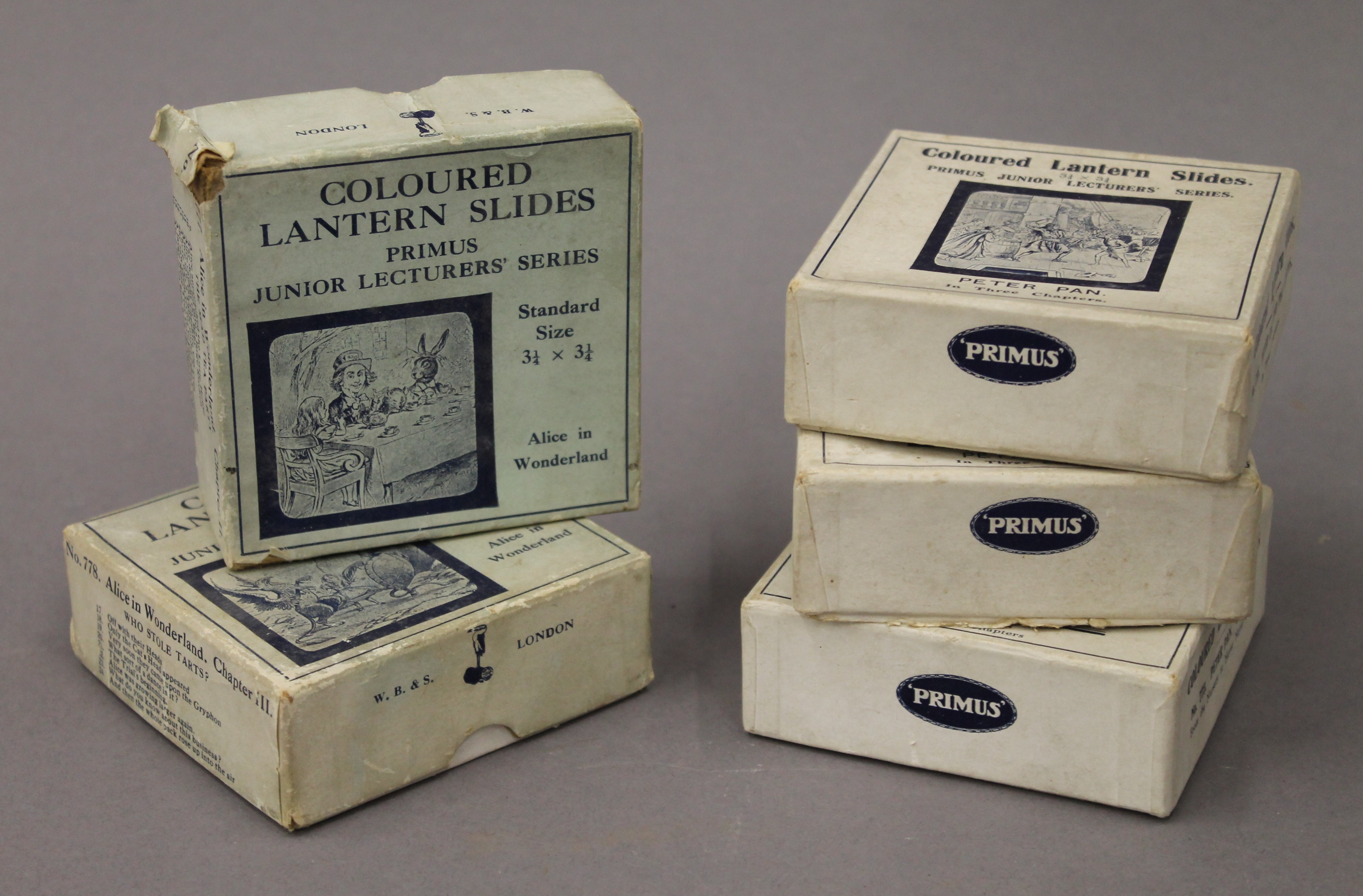A quantity of Alice in Wonderland magic lantern slides and others. - Image 2 of 4