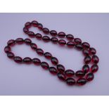 A dress bead necklace.